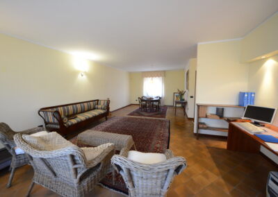 Salone comune villa a 5 minuti da Assisi centro La Via Francescana